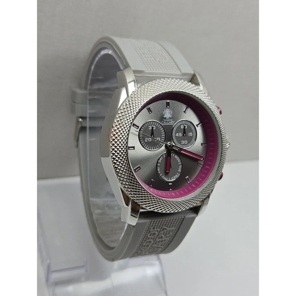 The World Of Calgary Viareggio Limited Edition Quartz Watch Day Date New Battery